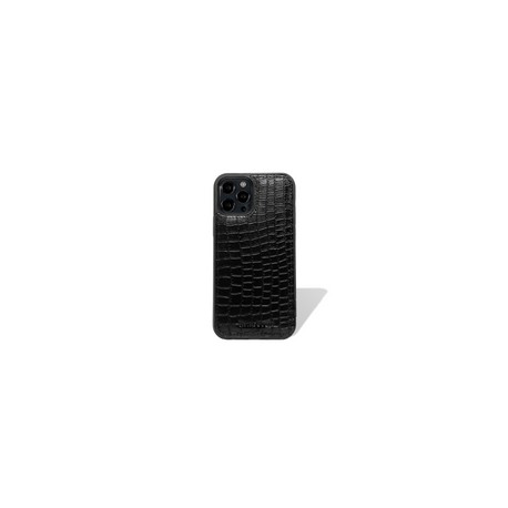iPhone 12 / 12 Pro Case - Croco Negro