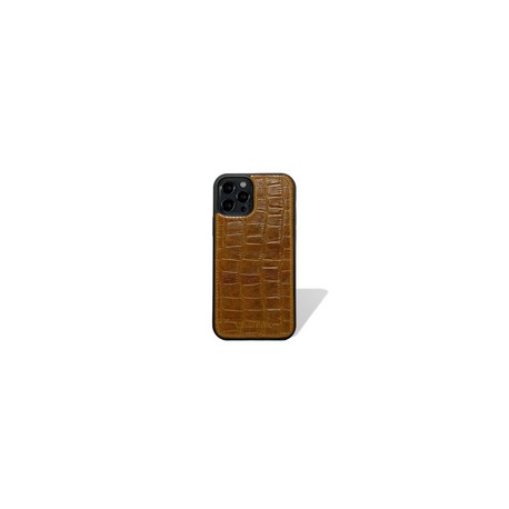 iPhone 12 / 12 Pro Case - Croco Leño