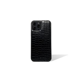 iPhone 12 Pro Max Case - Croco Negro